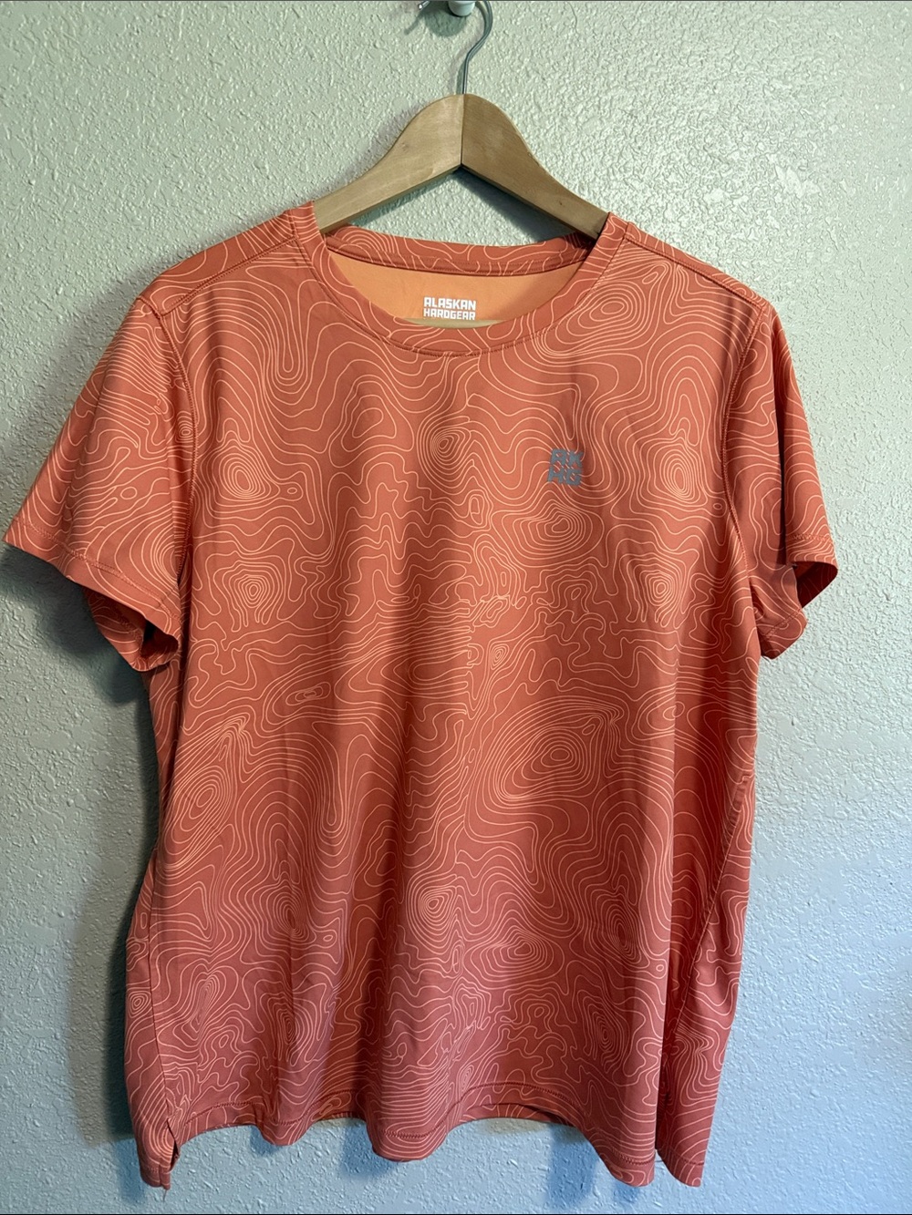 Duluth Trading Co ALASKAN HARDGEAR Topographic Short Sleeve Tee